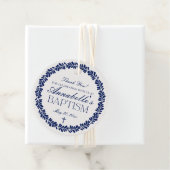 Blue Talavera Tile Spanischer Fiesta Taufkreislauf Geschenkanhänger (Beispiel)