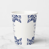 Blue Talavera Tile Spanish Fiesta Bridal Brunch Pappbecher (Links)