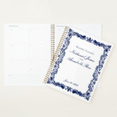 Blue Talavera Tile Spanish Fiesta Floral Wedding Planer (Anzeige)