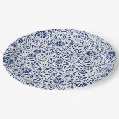 Blue Talavera Tile Spanish Style Fiesta Pappteller (Schrägansicht)