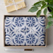 Blue Talavera Tile Spanish Style Fiesta Seidenpapier (Geschenk)