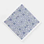 Blue Talavera Tile Spanish Style Fiesta Serviette (Ecke)