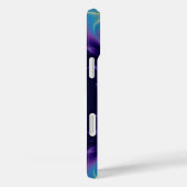 BLUE TALISMAN MONOGRAM Violett Lila weiß Case-Mate iPhone Hülle (Rückseite / Rechts)