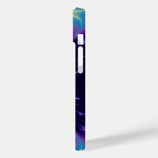 BLUE TALISMAN MONOGRAM Violett Lila weiß Case-Mate iPhone Hülle (Rückseite / Links)