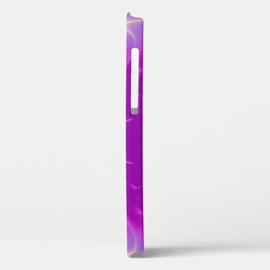 BLUE TALISMAN MONOGRAMM Pink Fuchsia Lila Case-Mate iPhone Hülle (Rückseite / Links)