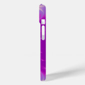BLUE TALISMAN MONOGRAMM Pink Fuchsia Lila Case-Mate iPhone Hülle (Rückseite / Links)