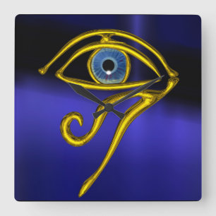 BLUE TALISMAN QUADRATISCHE WANDUHR