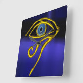 BLUE TALISMAN QUADRATISCHE WANDUHR (Winkel)