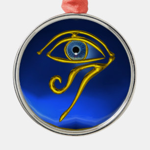 BLUE TALISMAN, Saphire Silbernes Ornament