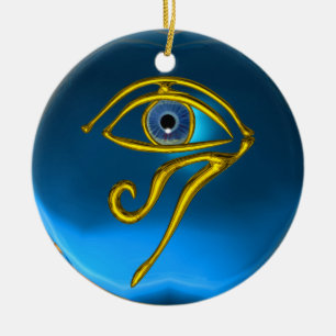 BLUE TALISMAN, Sapphire Keramik Ornament
