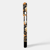 Blue Tan Ivory Herbstleaves Case-Mate iPhone Hülle (Rückseite / Links)