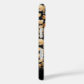 Blue Tan Ivory Herbstleaves Case-Mate iPhone Hülle (Rückseite / Rechts)