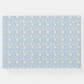 BLUE & TAN STARS & TAN TEDDY BEAR GÄSTEBUCH (Rückseite)