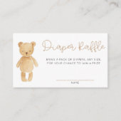 Blue Tan Teddy Bear Balloons Umschließungskarte Begleitkarte (Vorderseite)