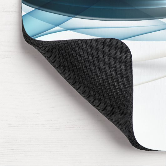 Blue-Tan Waves Mousepad (Ecke)