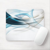 Blue-Tan Waves Mousepad (Mit Mouse)