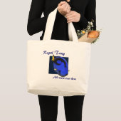 Blue Tang Bag Jumbo Stoffbeutel (Vorderseite (Produkt))