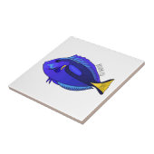 Blue tang fish cartoon illustration fliese (Seite)