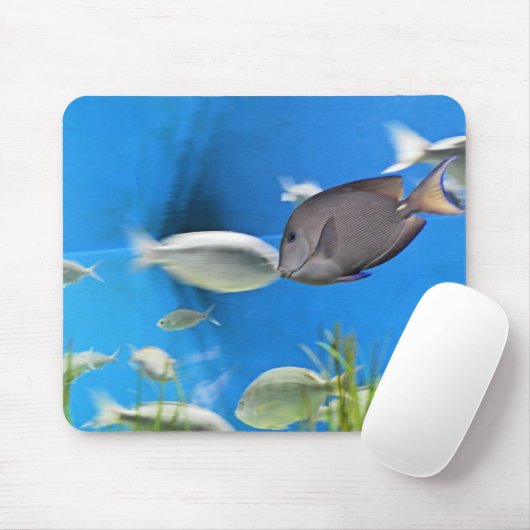 Blue Tang Fish Mousepad (Mit Mouse)