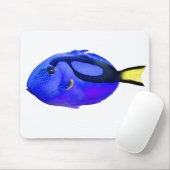 Blue Tang Saltwater Fish Mousepad (Mit Mouse)