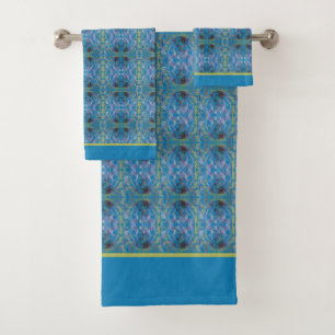 Blue Tapestry Badhandtuch Set