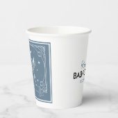 Blue Tarot Baby Dusche Pappbecher (Links)