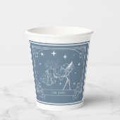Blue Tarot Baby Dusche Pappbecher (Vorderseite)