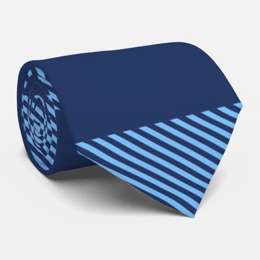 Blue Tartan Classic Krawatte (Gerollt)