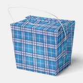 Blue Tartan Geschenkschachtel (Rückseite)