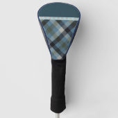 Blue Tartan Golf Head Cover Headcover (Vorderseite)