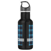 Blue tartan kariert trinkflasche (Rückseite)