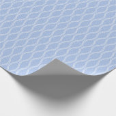 Blue Tatewaku Same Komon Geschenkpapier (Ecke)