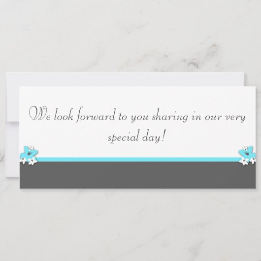 Blue Tea Arizona Boarding Parco Civico-Ciani Einladung (Rückseite)