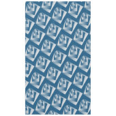 Blue Teal geometry Tischdecke (Vorderseite)