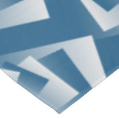 Blue Teal geometry Tischdecke (Schrägansicht)