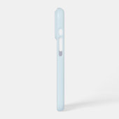 Blue & Teal Large Clean Style Monogram iPhone Case iPhone Hülle (Linke Seite)