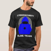Blue Team Cybersecurity Hacking Ethical Hacker Cyb T-Shirt (Vorderseite)