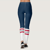 Blue Team Tube Sock Leggings (Rückseite)