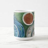 Blue Teapot and Chai Artwork Kaffeetasse (Mittel)