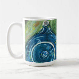 Blue Teapot and Chai Artwork Kaffeetasse