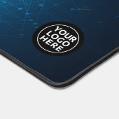 Blue Tech Beruflich Desk Mat Mouse Pad Schreibtischunterlage (Ecke)