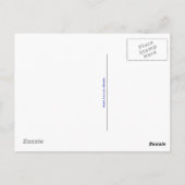 Blue-Tech-Postkarte Postkarte (Rückseite)