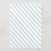 Blue Teddy Bär Baby Dusche Eltern Ratschläge Karte (Rückseite)