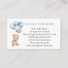 Blue Teddy Bear Books for Baby