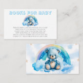 Blue Teddy Bear Books for Baby Begleitkarte (Vorne/Hinten)