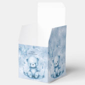 Blue Teddy Bear Favor Box Geschenkschachtel (Geöffnet)