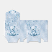 Blue Teddy Bear Favor Box Geschenkschachtel (Ungefaltet)