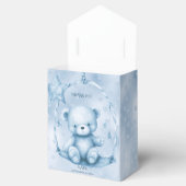 Blue Teddy Bear Favor Box Geschenkschachtel (Geöffnet)
