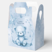 Blue Teddy Bear Favor Box Geschenkschachtel (Geöffnet)