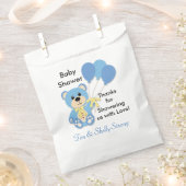 Blue Teddy Bear Fevor oder Party Bags Geschenktütchen (Ausgeschnitten)
